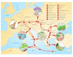 Le périple de Picouic et Tigrelin en Europe