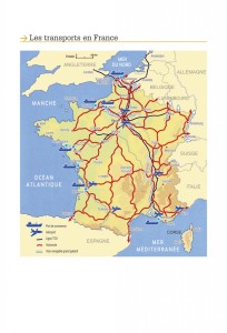 Carte des transports en France