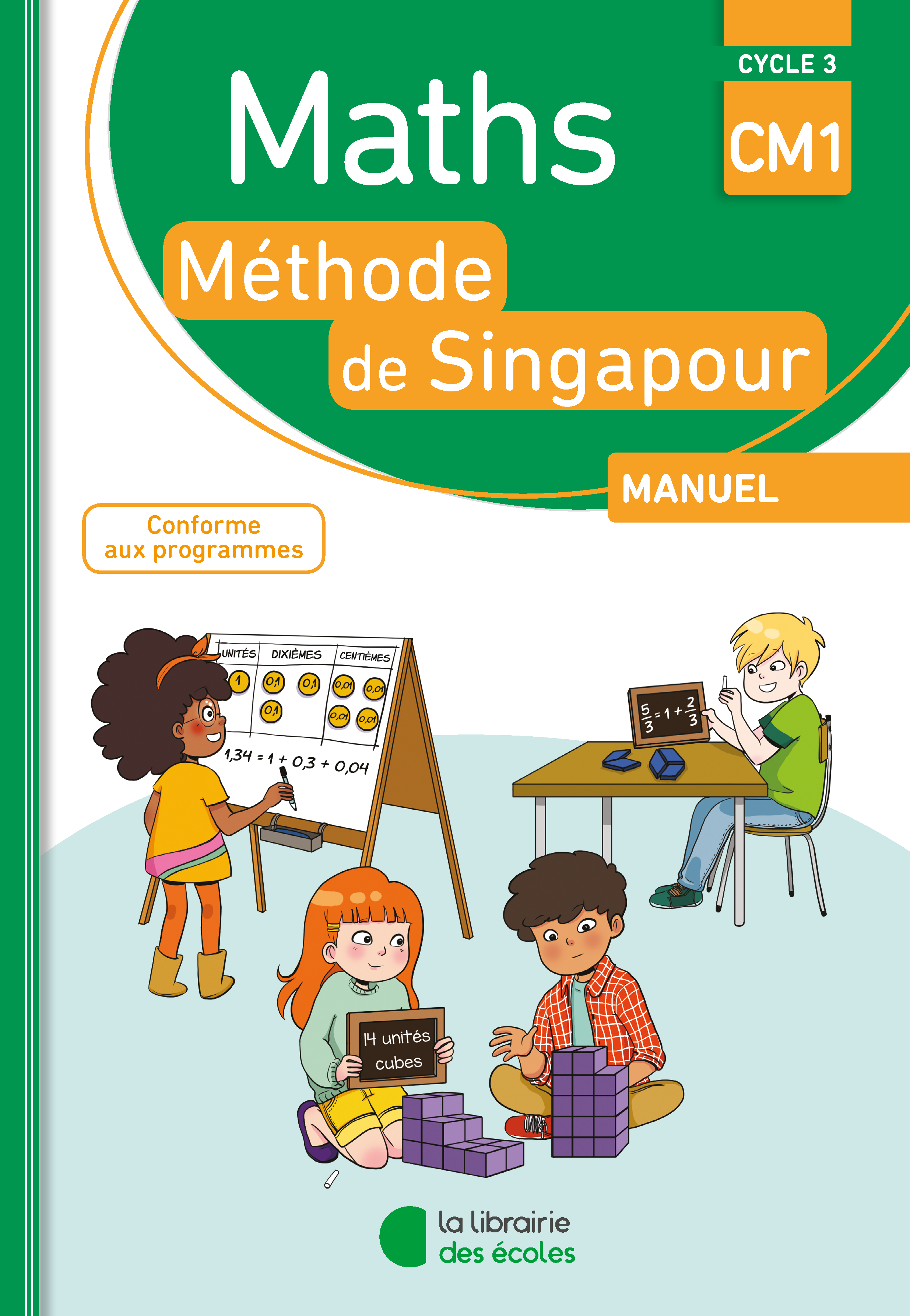nouvelle  u00e9dition maths singapour - manuel de l u0026 39  u00e9l u00e8ve cm1