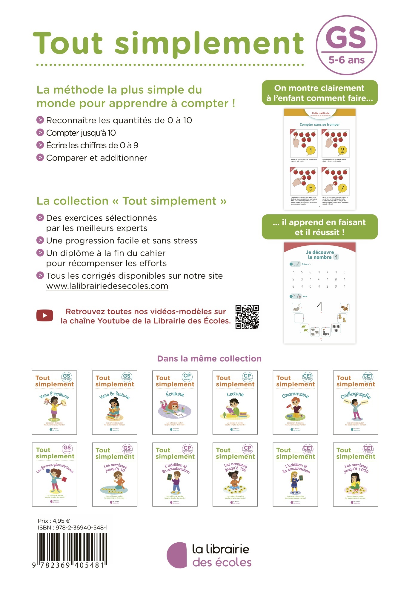 Mathématiques GS – Les nombres jusqu’à 10 – Tout simplement – Image 2
