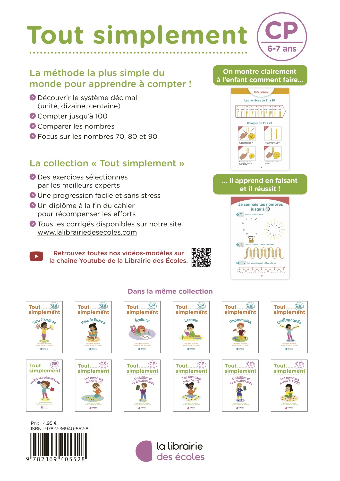 Mathématiques CP – Les nombres jusqu’à 100 – Tout simplement – Image 2