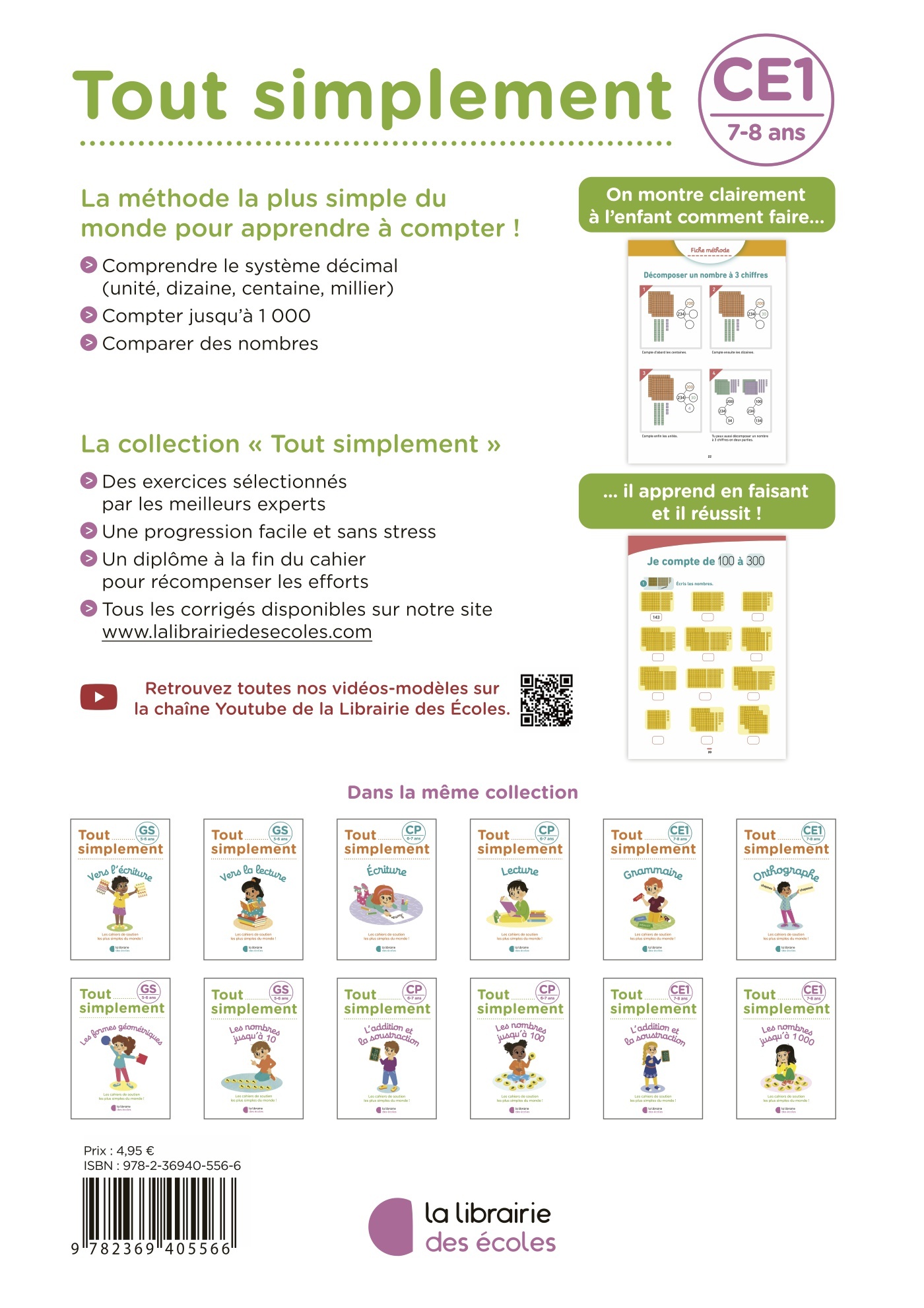 Mathématiques CE1 – Les nombres jusqu’à 1 000 – Tout simplement – Image 2