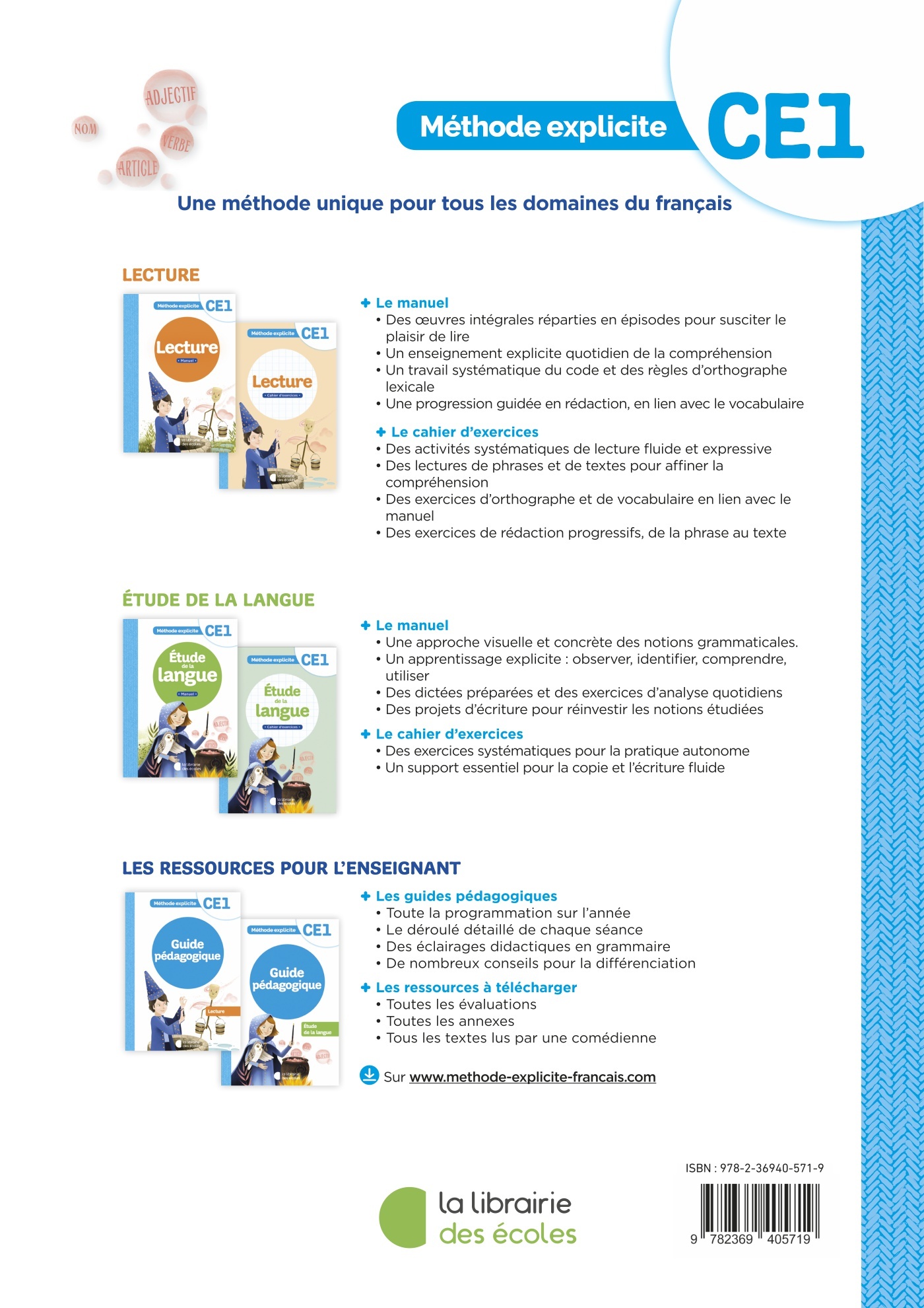 Étude de la langue CE1 : Guide pédagogique – Méthode explicite – Image 2
