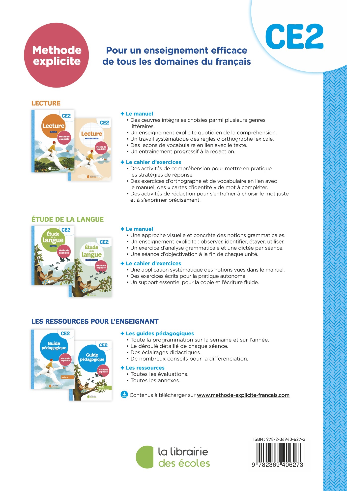 Étude de la langue CE2 : Cahier d’exercices – Méthode explicite – Image 2