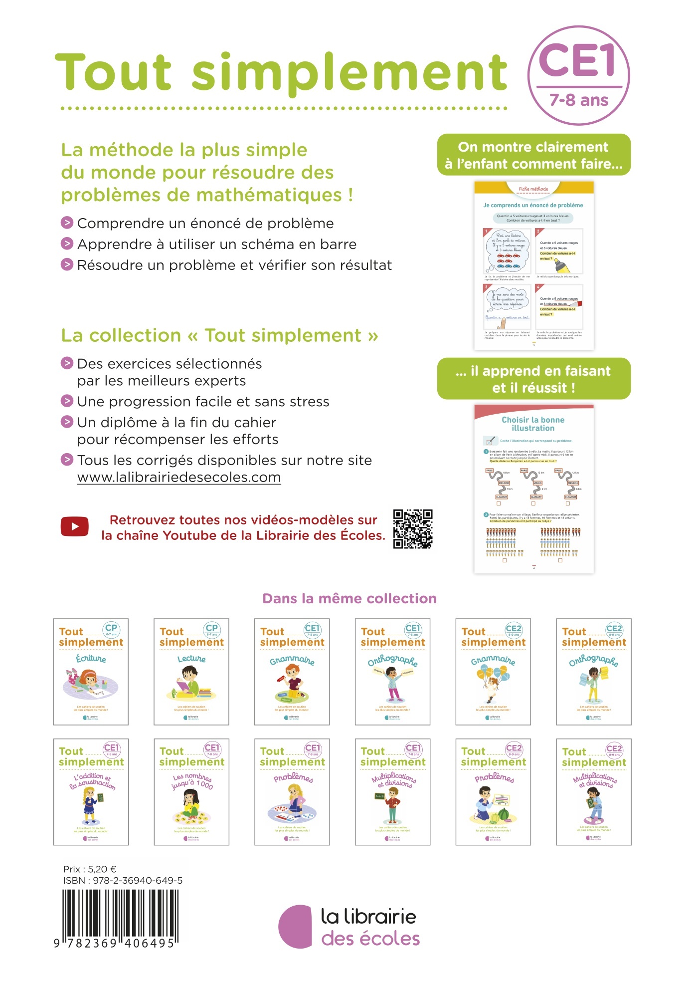 Mathématiques CE1 – Problèmes – Tout simplement – Image 2