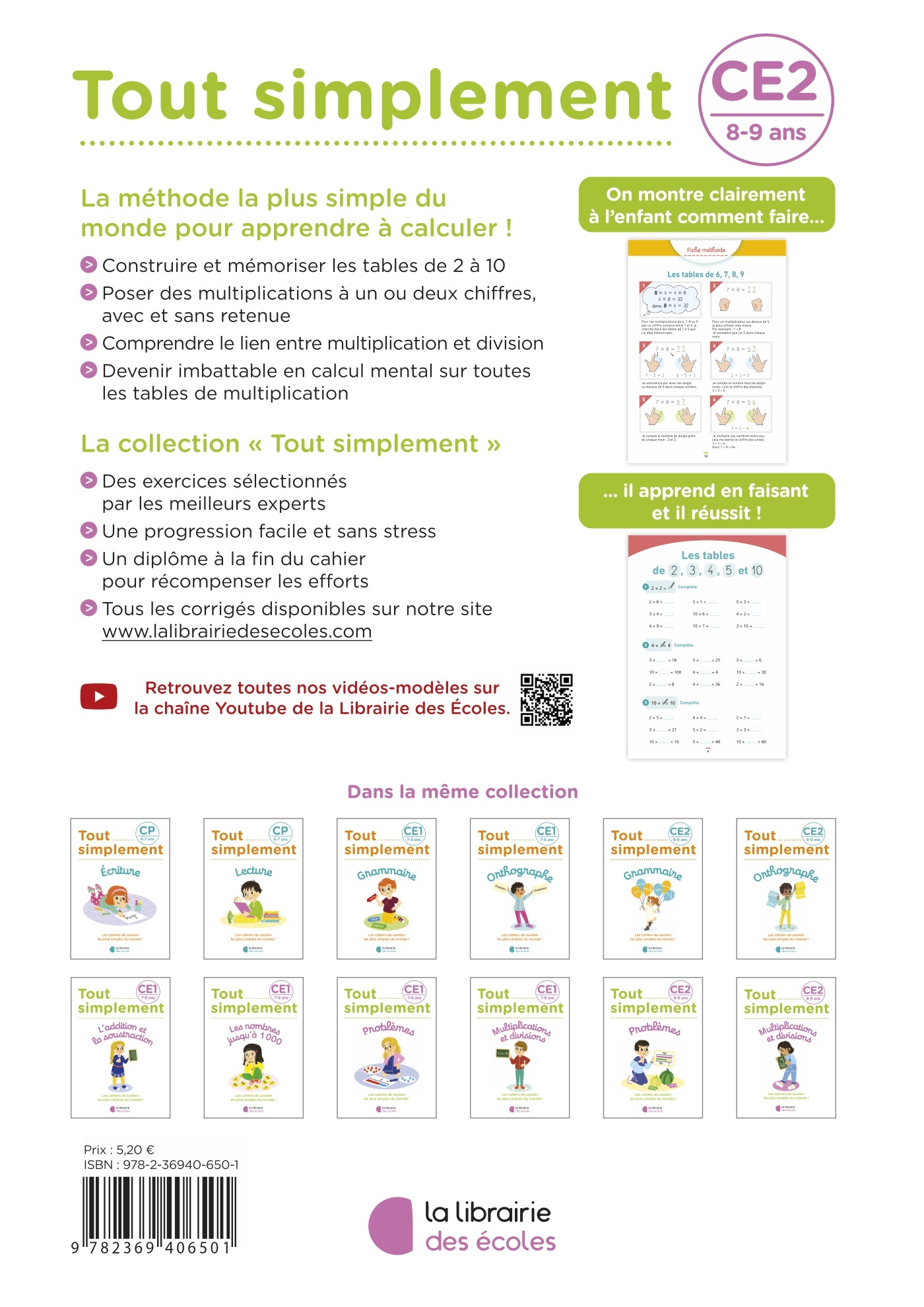 Mathématiques CE2 – Multiplications et divisions – Tout simplement – Image 2