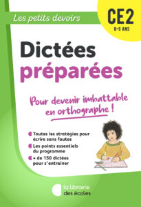 Couverture Les petits devoirs - Dictées préparées CE2