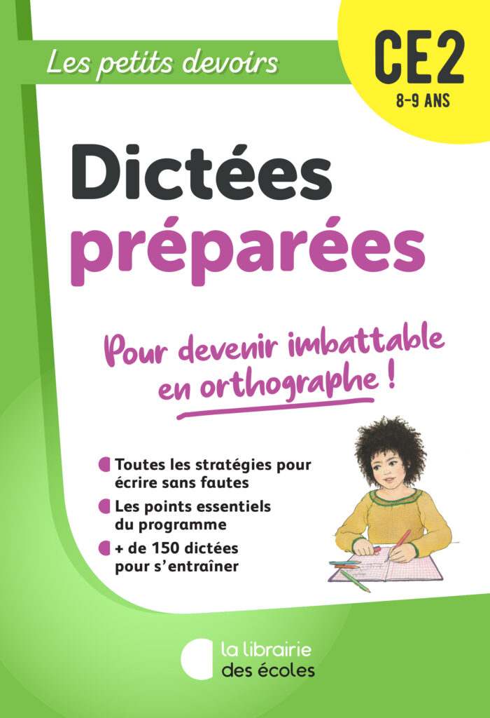 Couverture Les petits devoirs - Dictées préparées CE2