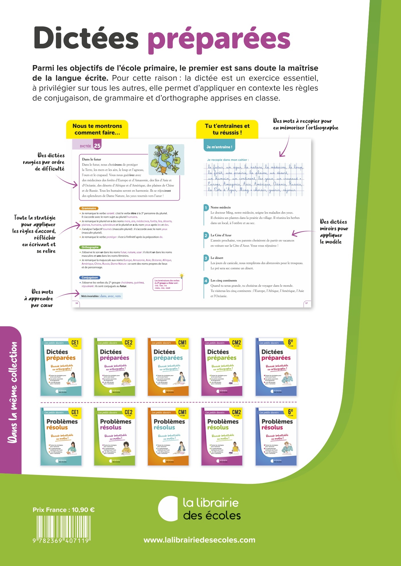 Français CE2 : Dictées préparées – Les petits devoirs – Image 2
