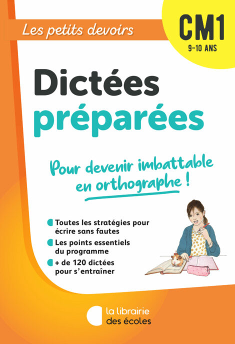 Couverture Les petits devoirs - Dictées préparées CM1