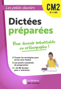 Couverture Les petits devoirs - Dictées préparées CM2