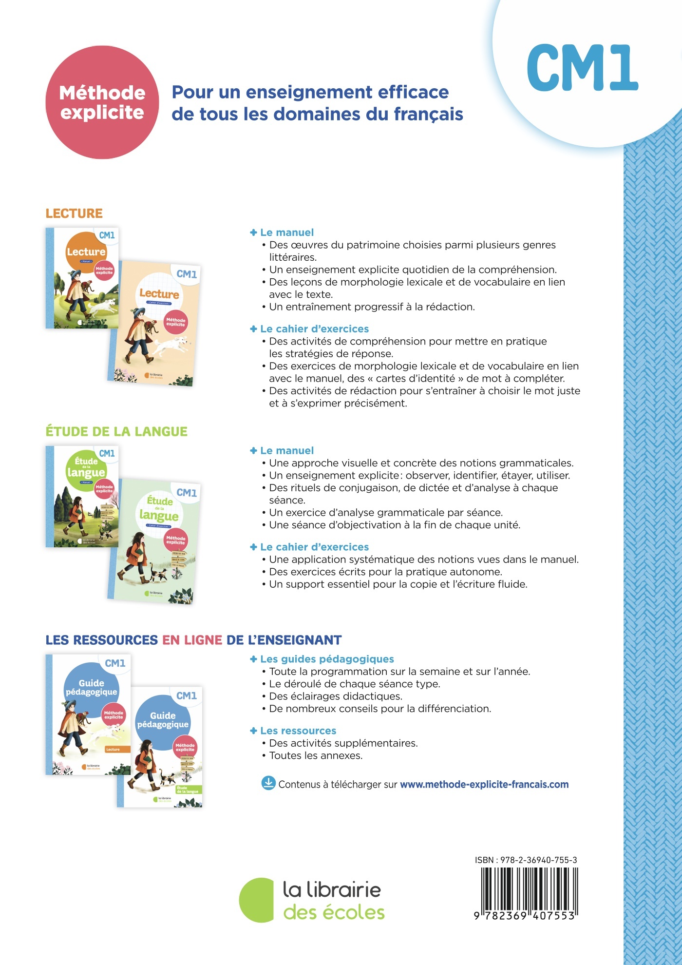 Étude de la langue CM1 : Cahier d’exercices – Méthode explicite – Image 2
