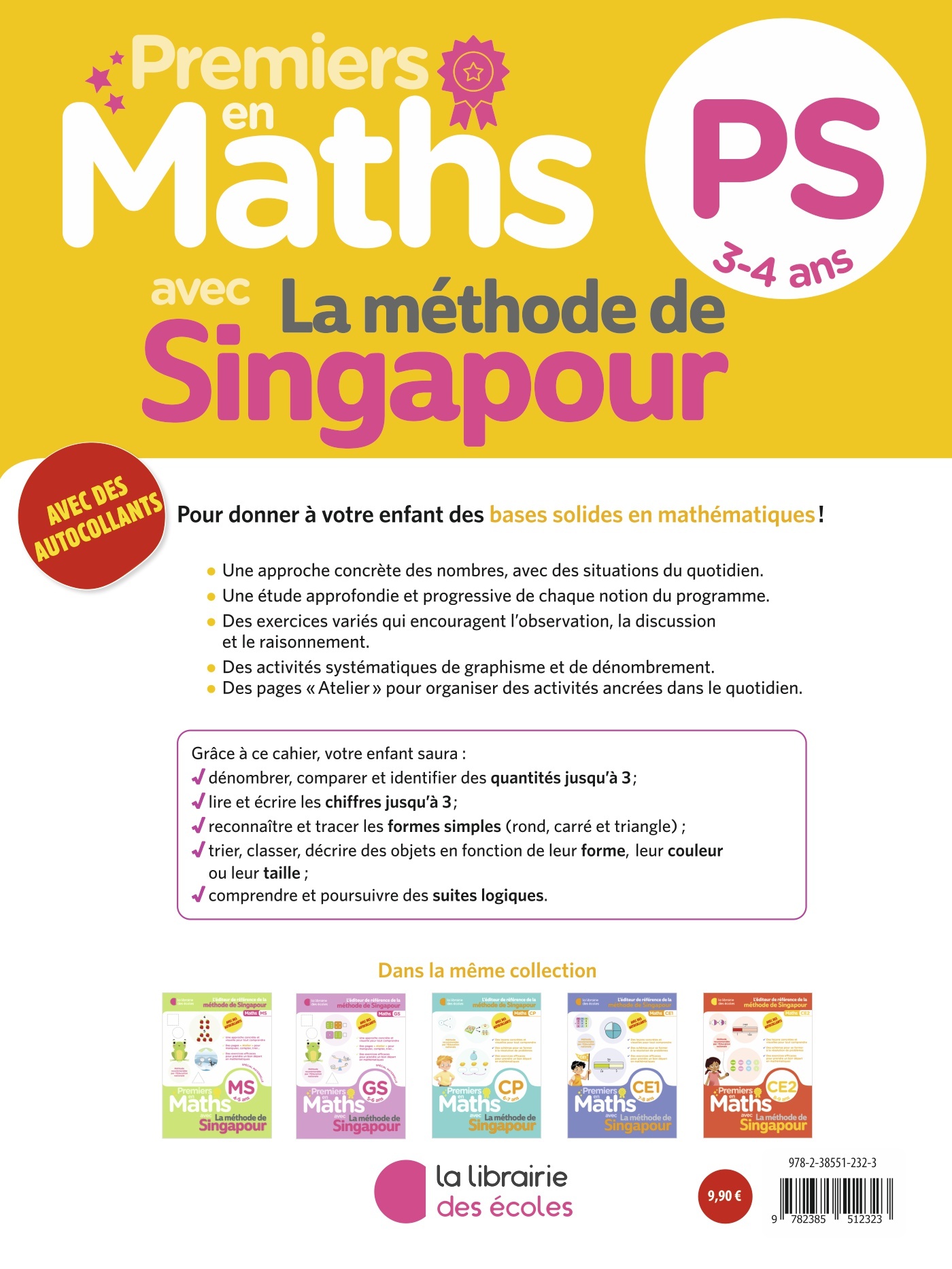 Premiers en maths PS – Méthode de Singapour – Image 2