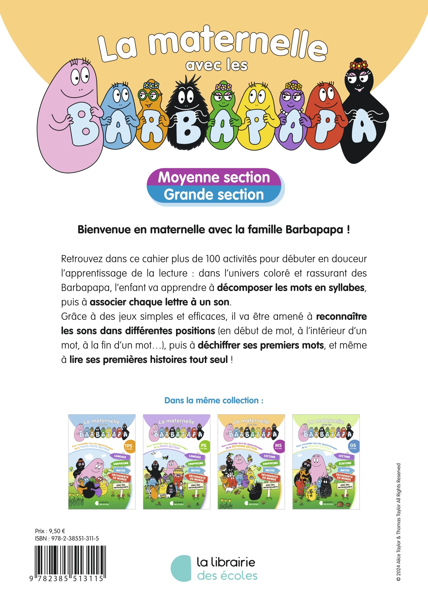 Lecture MS/GS : J'apprends à lire avec les Barbapapa – Image 2