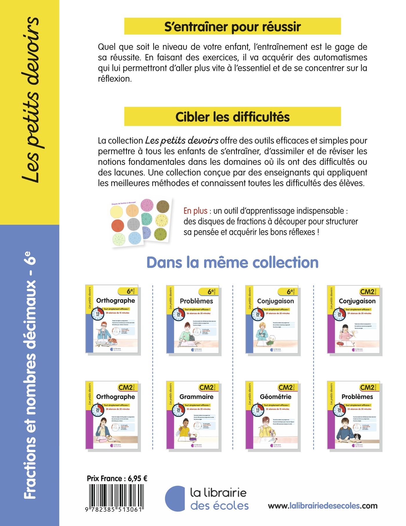 Mathématiques 6e : Fractions et nombres décimaux – Les petits devoirs – Image 2