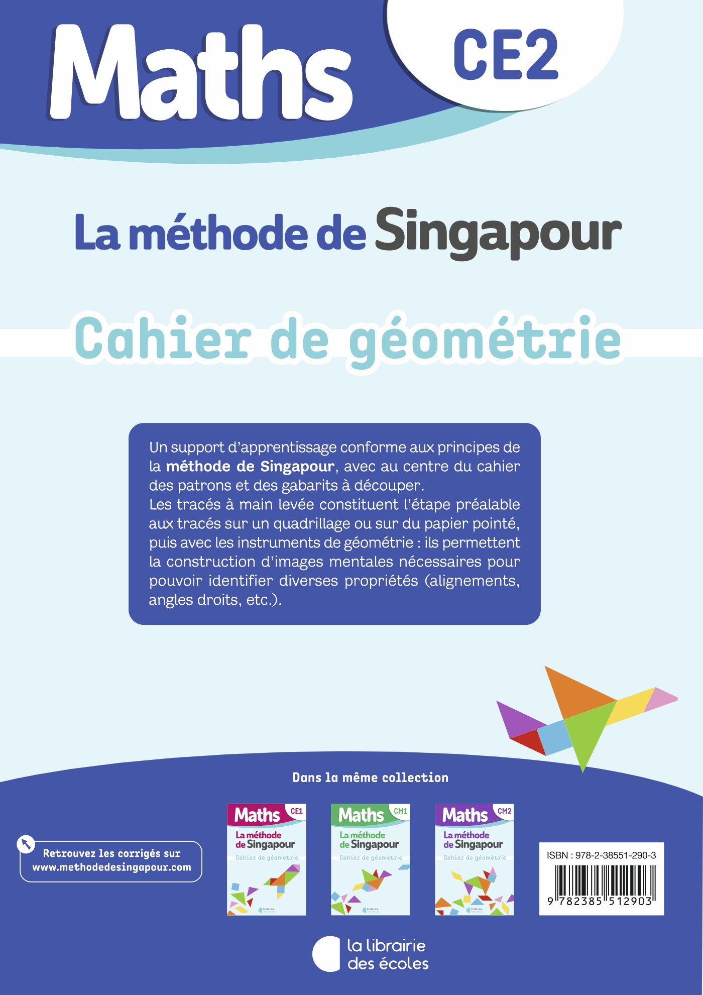 Mathématiques CE2 : Mon cahier de géométrie – Méthode de Singapour – Image 2