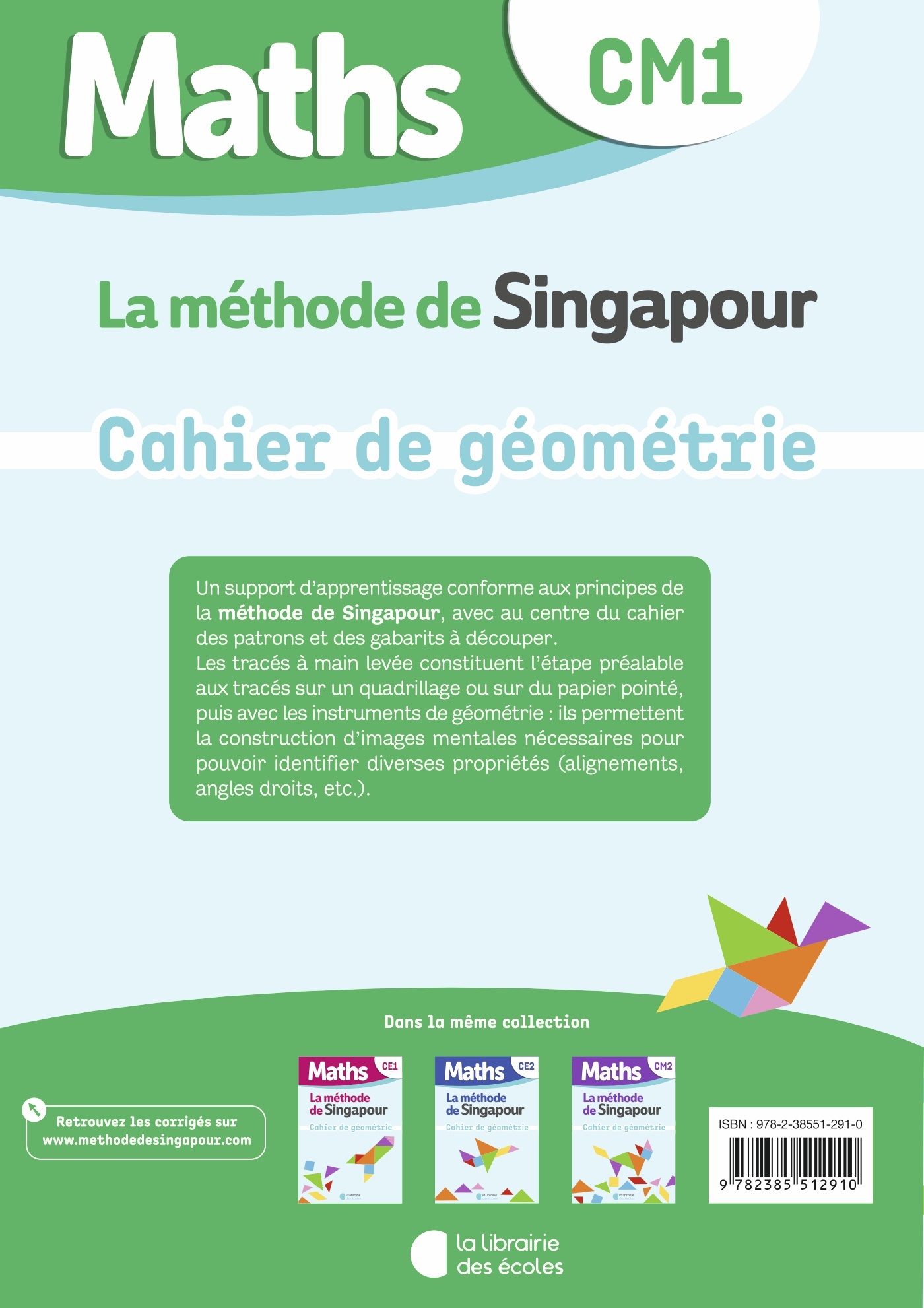 Mathématiques CM1 : Mon cahier de géométrie – Méthode de Singapour – Image 2