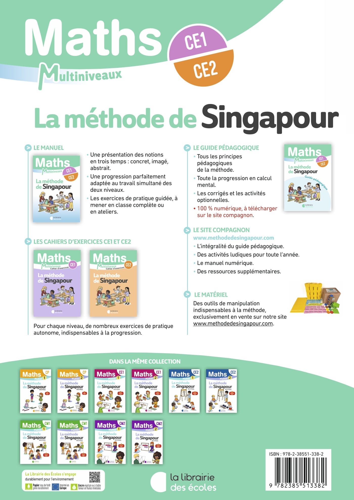 Mathématiques CE1/CE2 : Manuel élève – Méthode de Singapour – Image 2