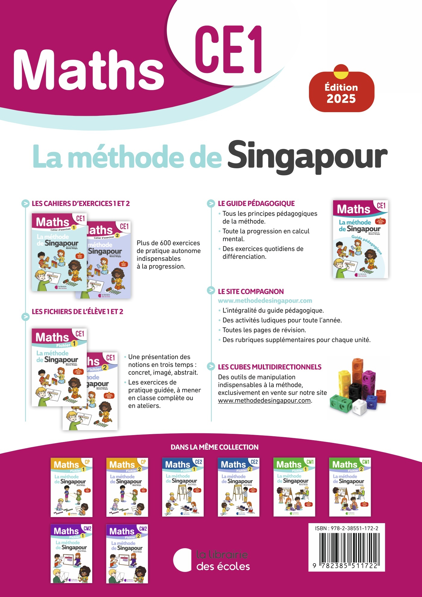 Mathématiques CE1 : Cahier d’exercices 1 – Méthode de Singapour – Image 2