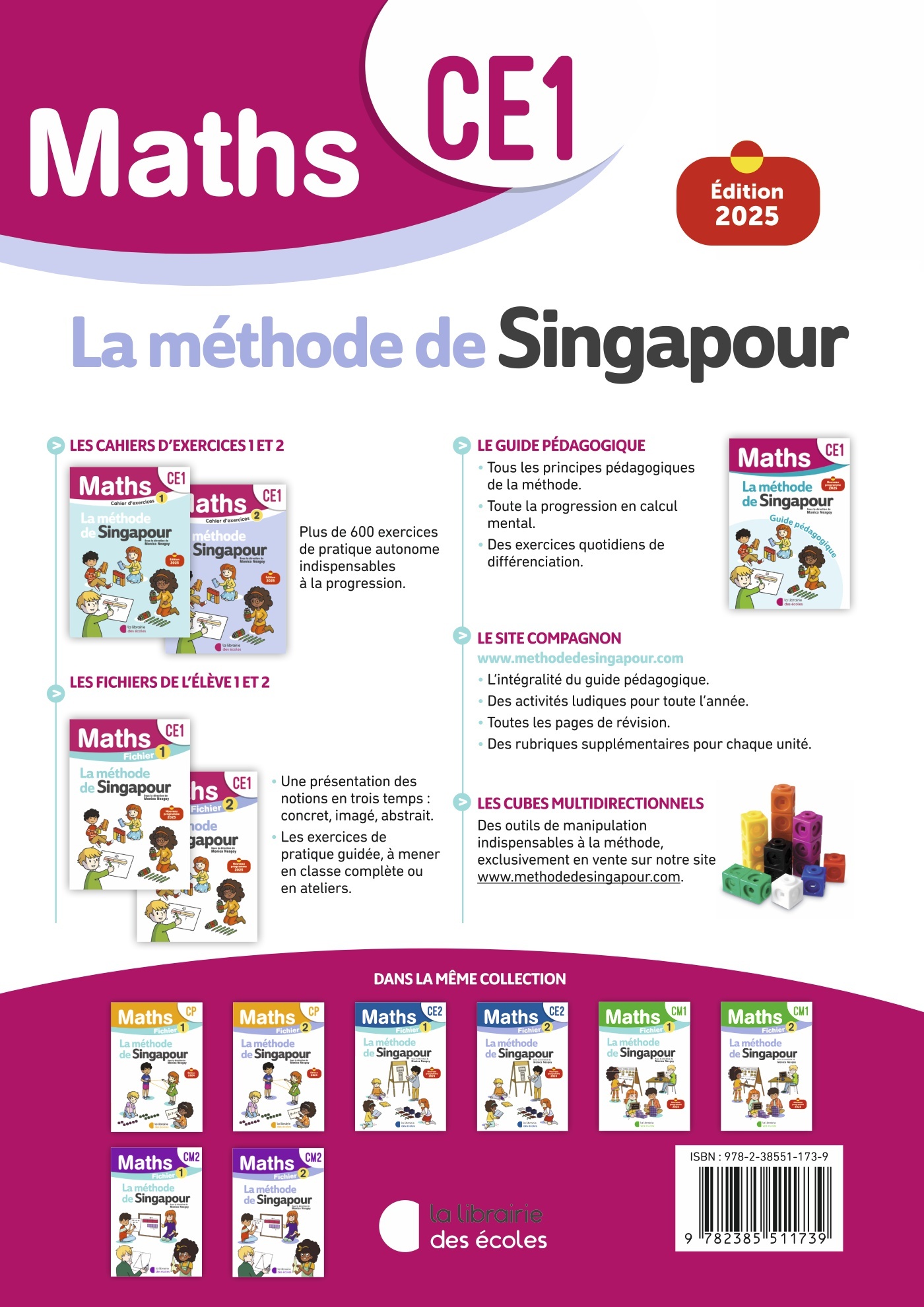 Mathématiques CE1 : Cahier d’exercices 2 – Méthode de Singapour – Image 2
