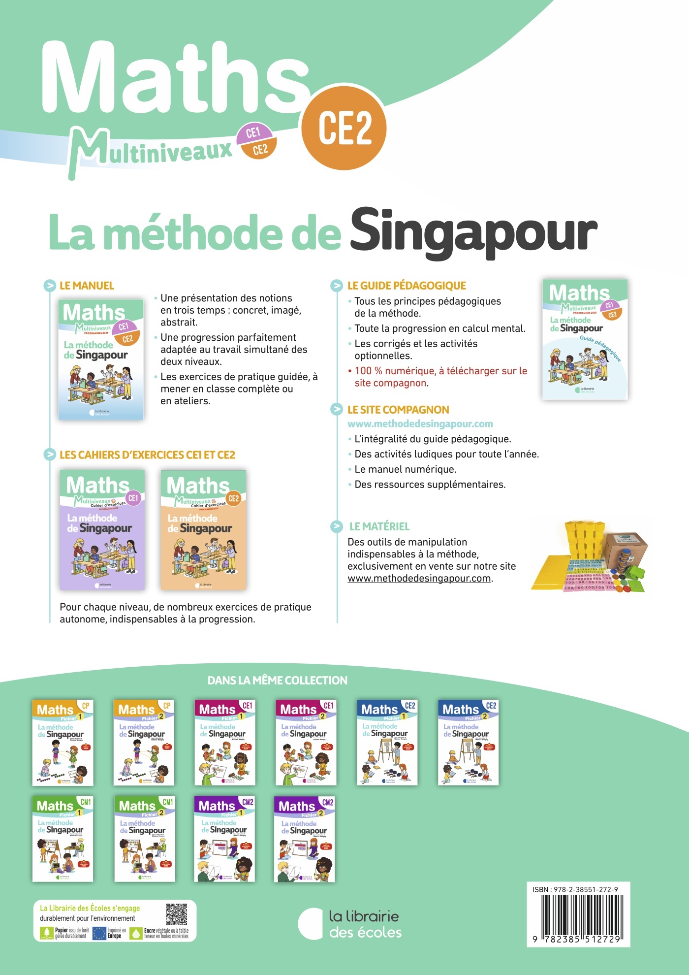 Mathématiques CE1/CE2 : Cahier d’exercices CE2 – Méthode de Singapour – Image 2
