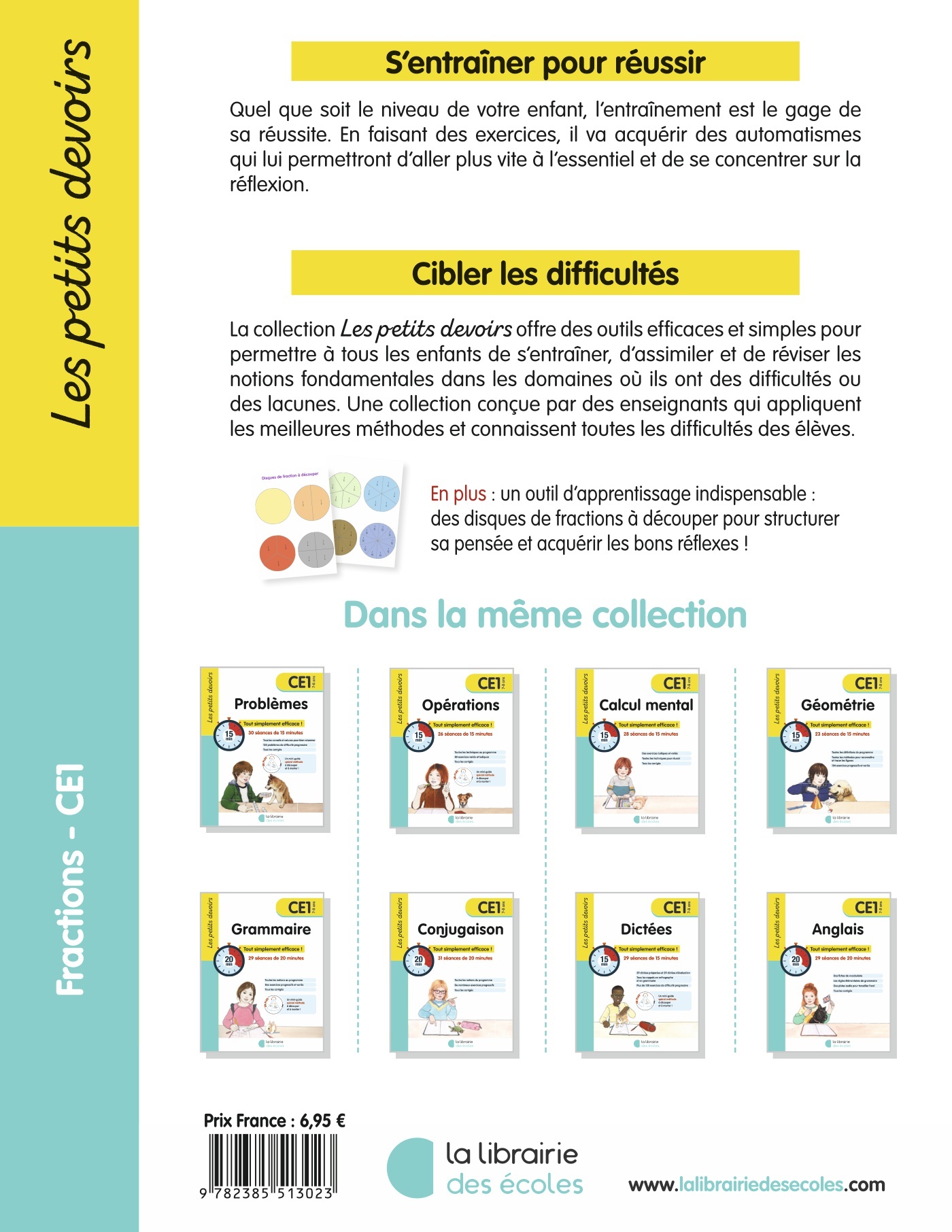Mathématiques CE1 : Fractions – Les petits devoirs – Image 2