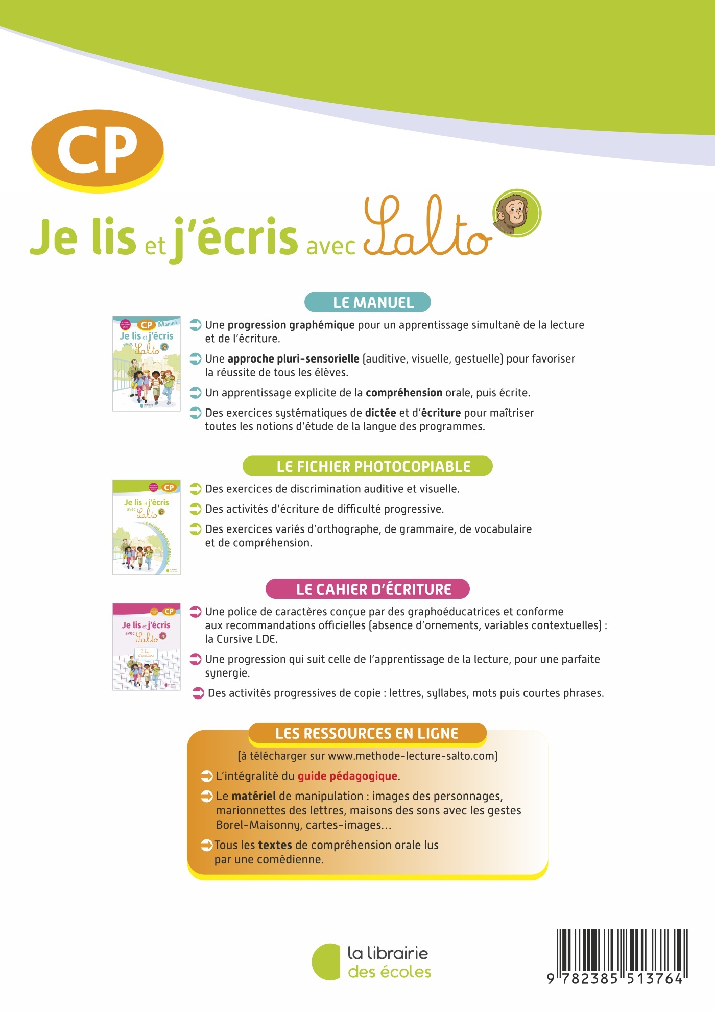 Lecture/Écriture CP : Fichier photocopiable – Je lis et j’écris avec Salto – Image 2