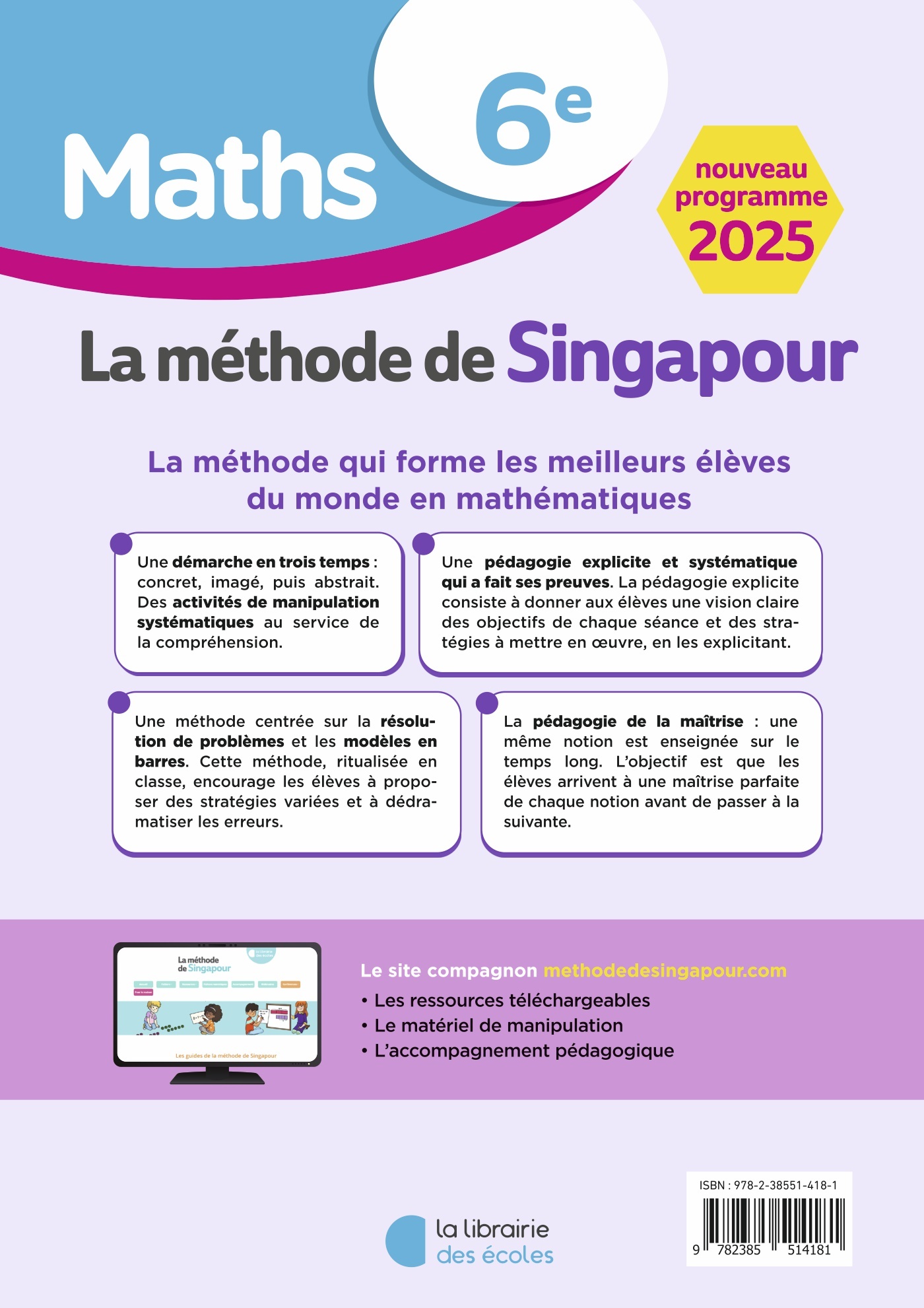 Mathématiques 6e : Manuel élève – Méthode de Singapour – Image 2