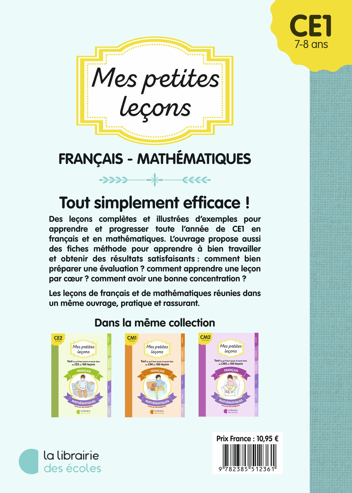Français/Mathématiques CE1 – Mes petites leçons – Image 2