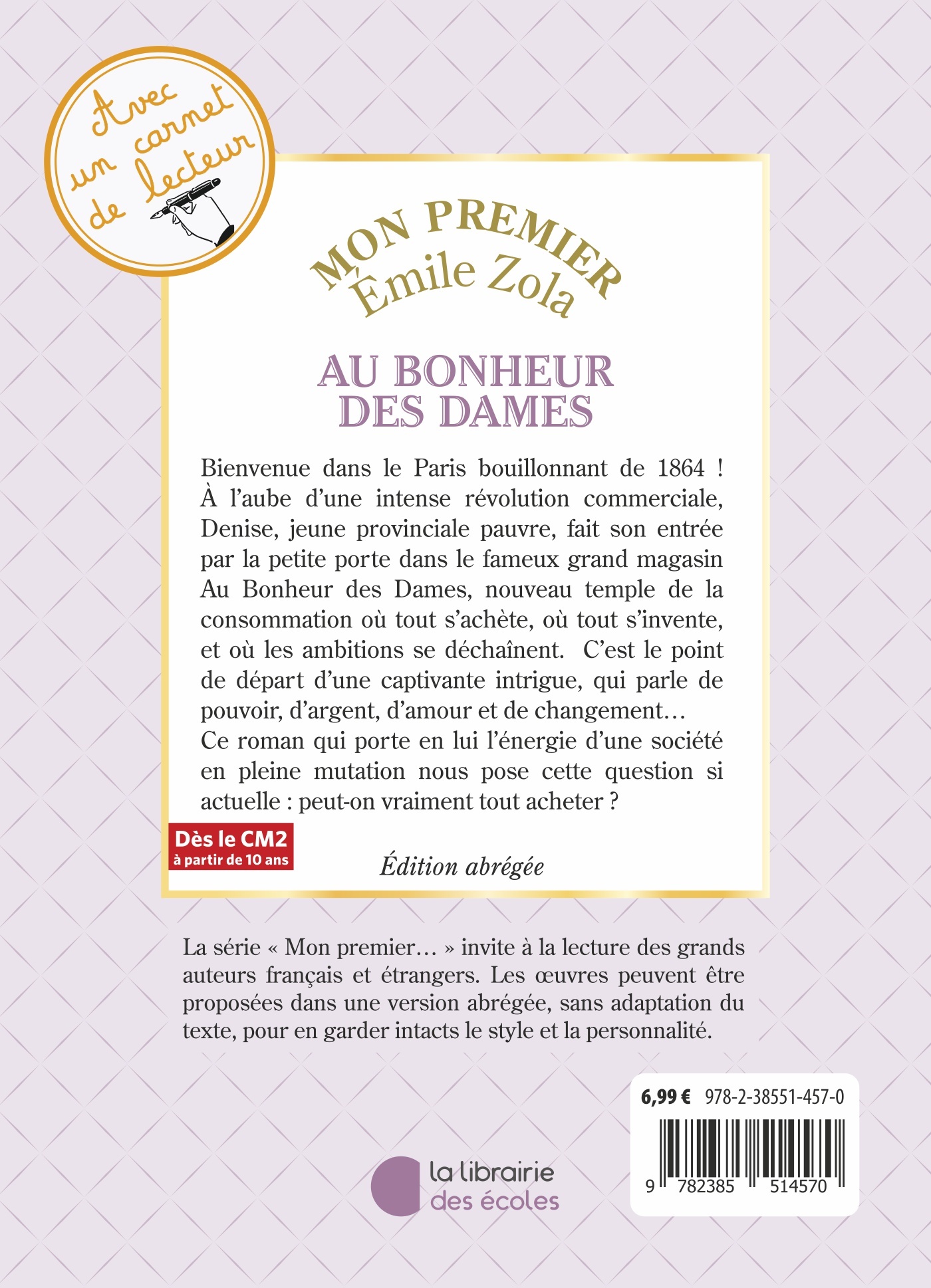 Mon premier Émile Zola – Au Bonheur des Dames – Image 2