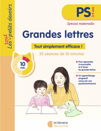 Écriture PS : Grandes lettres – Les tout petits devoirs