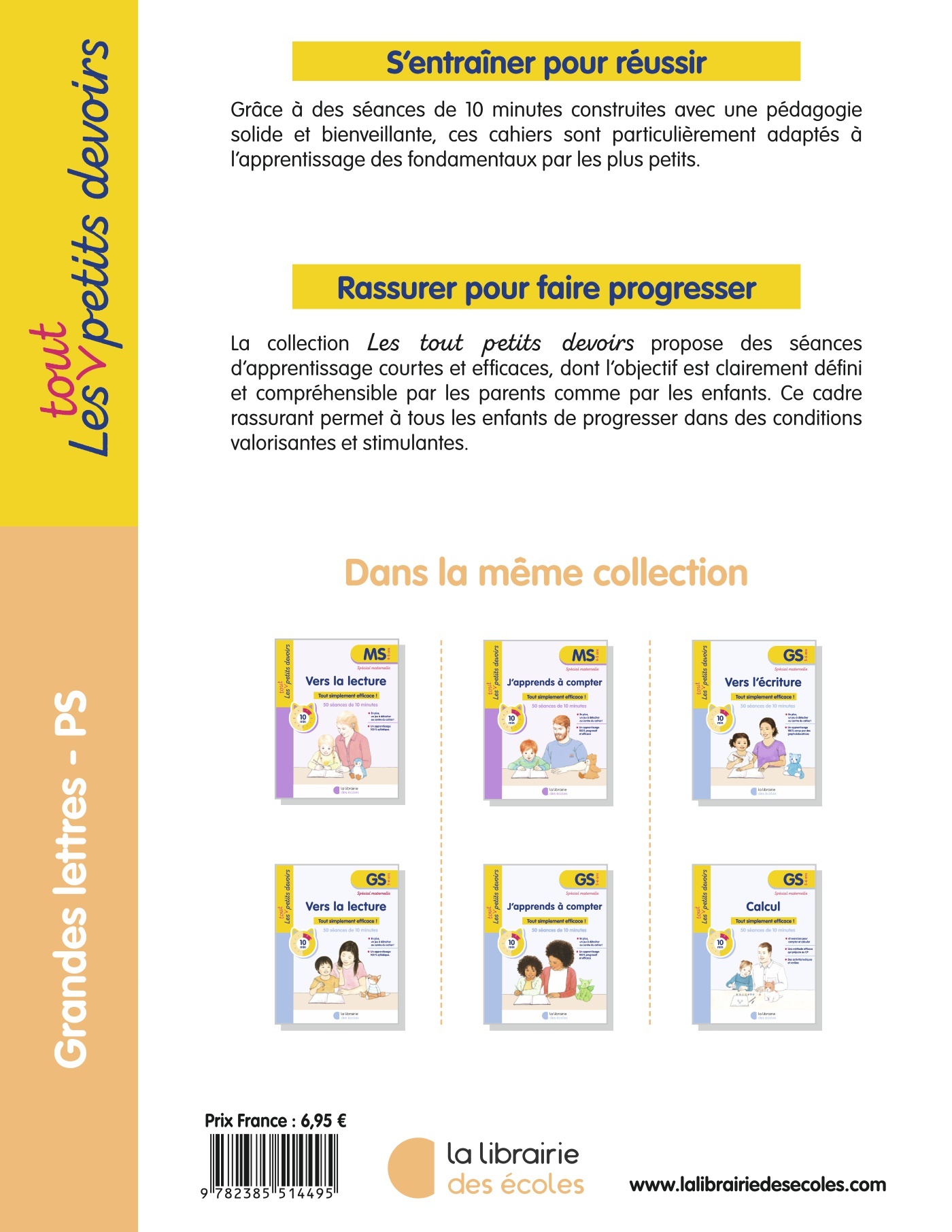 Écriture PS : Grandes lettres – Les tout petits devoirs – Image 2