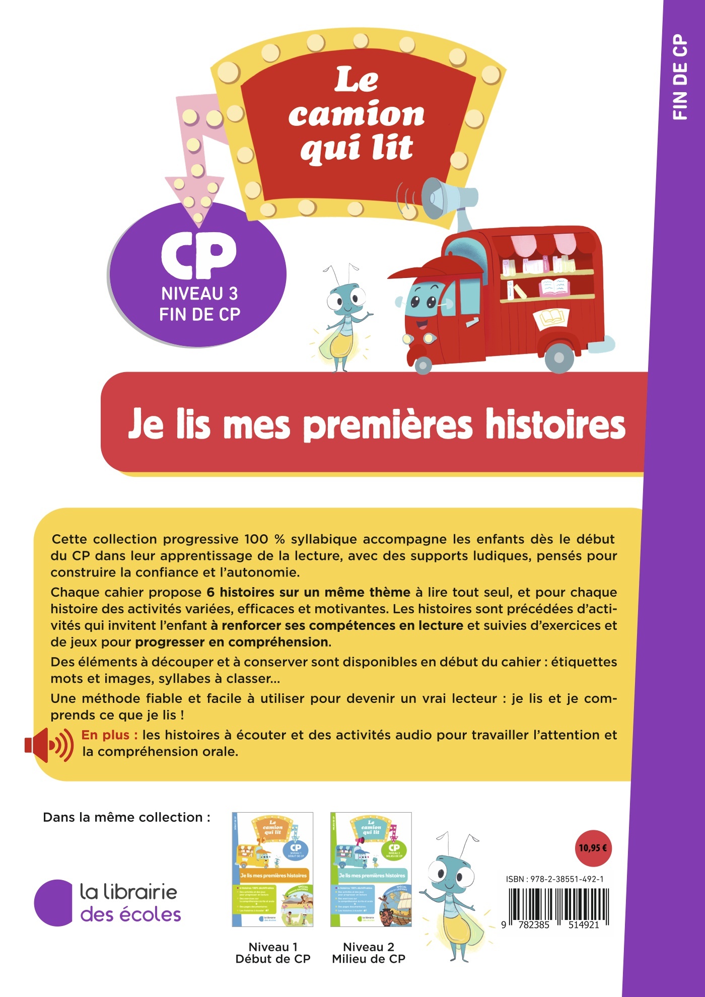Lecture : Je lis mes premières histoires (niveau 3) – Le camion qui lit – Image 2