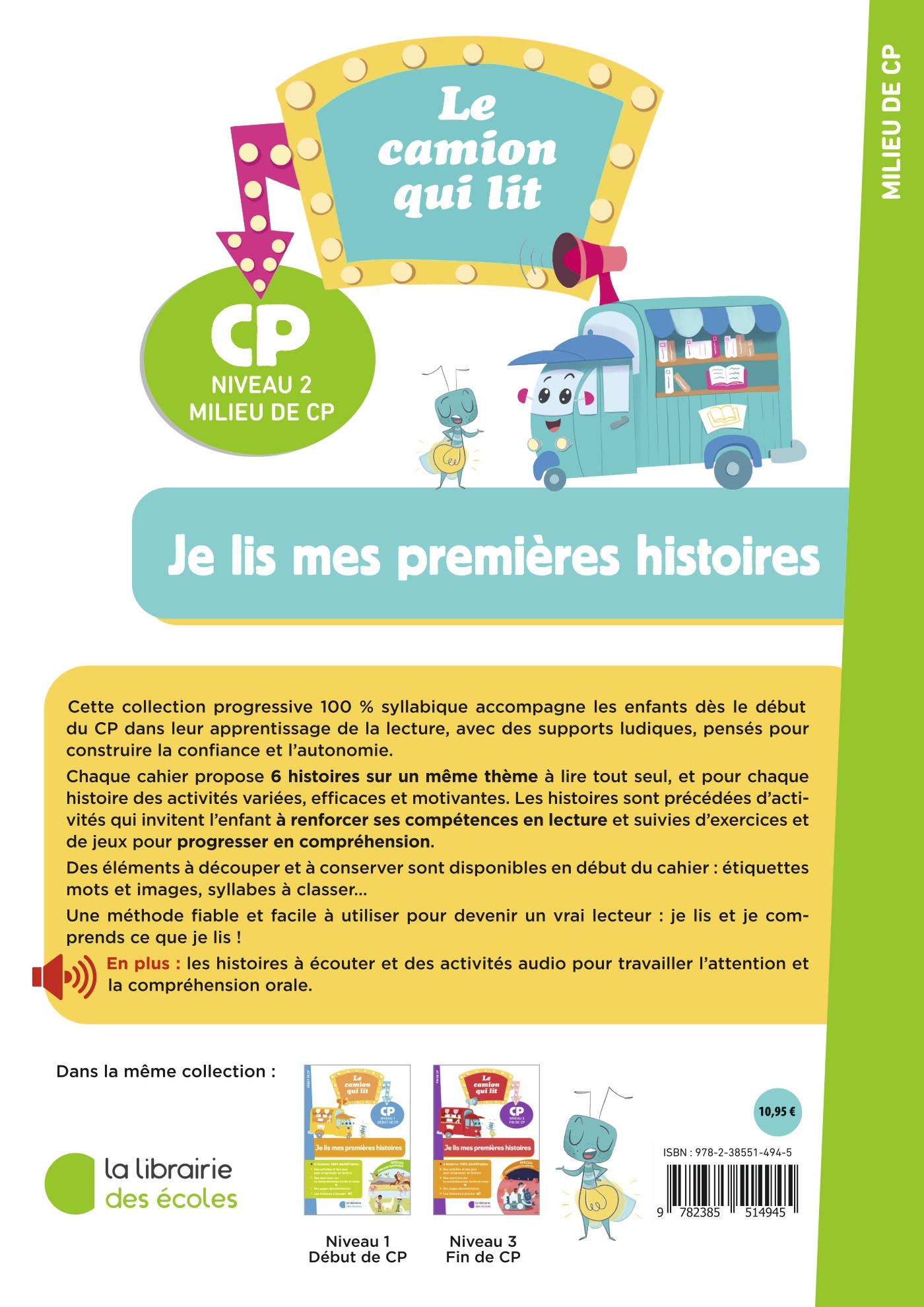 Lecture : Je lis mes premières histoires (niveau 2) – Le camion qui lit – Image 2