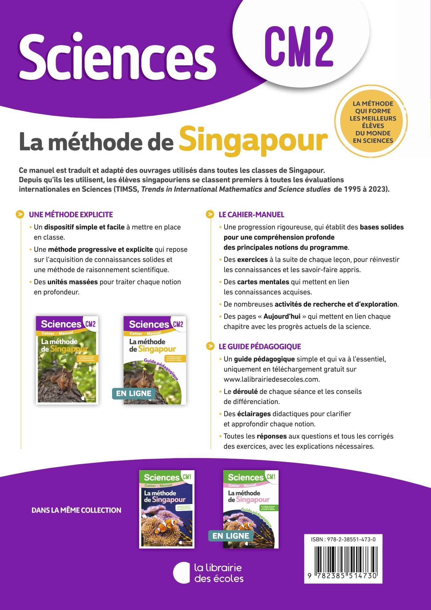 Sciences CM2 : Cahier-Manuel – Méthode de Singapour – Image 2