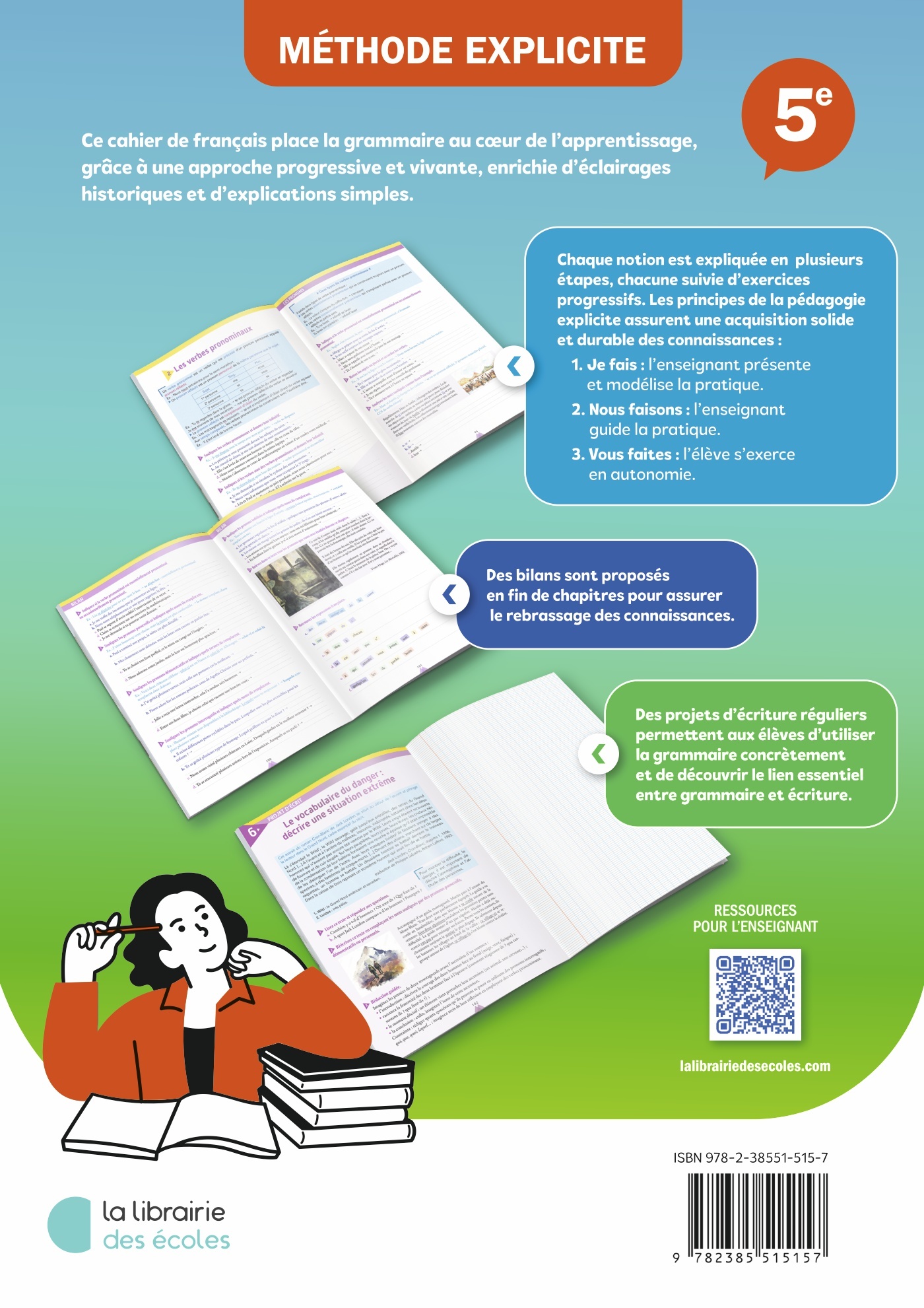 Français 5e : Cahier-Manuel – Méthode explicite – Image 2