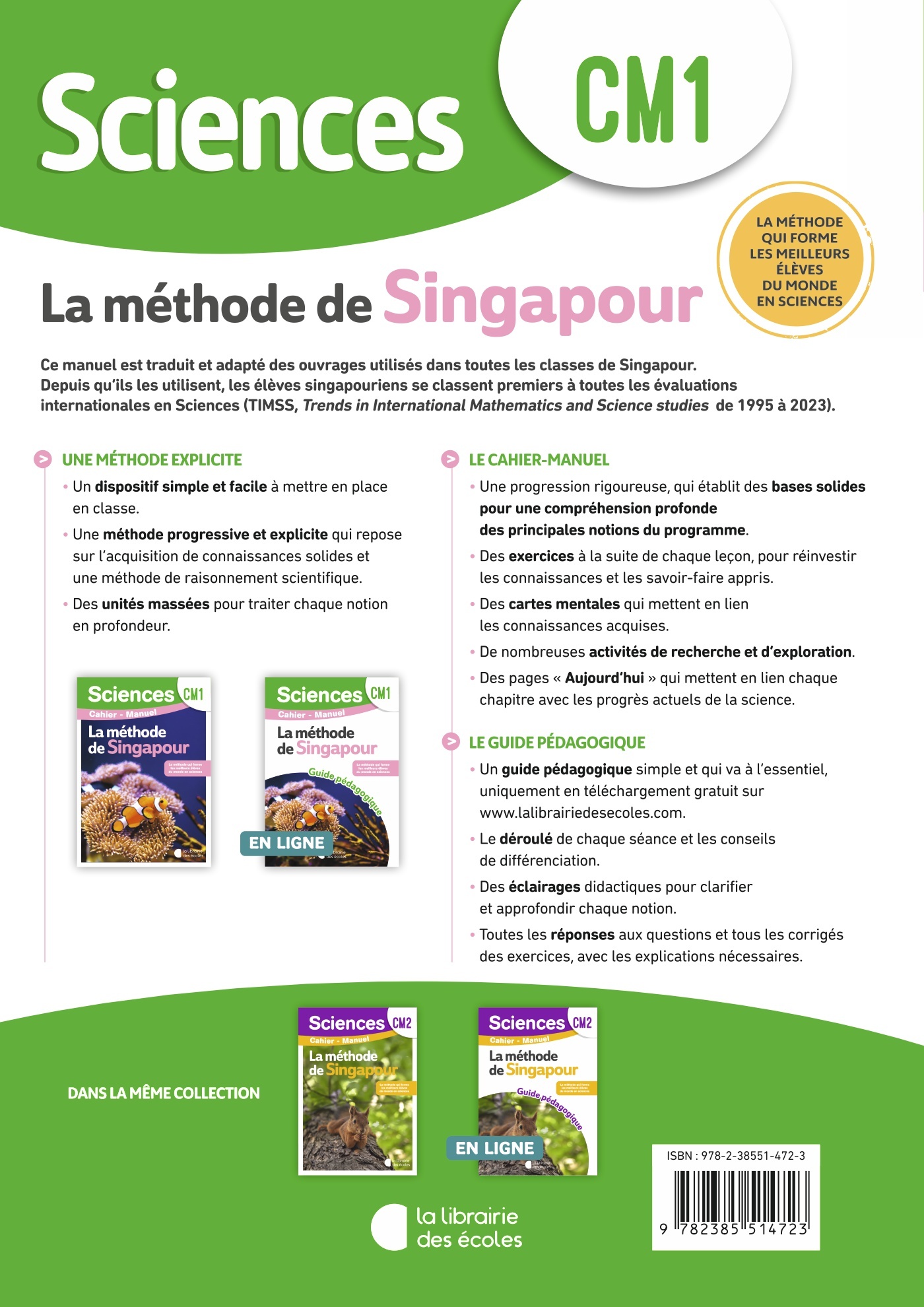 Sciences CM1 : Cahier-Manuel – Méthode de Singapour – Image 2