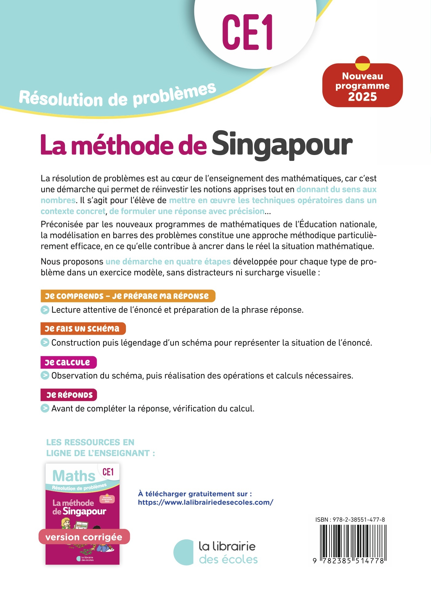 Mathématiques CE1 - Résolution de problèmes : Cahier d'exercices - Méthode de Singapour – Image 2