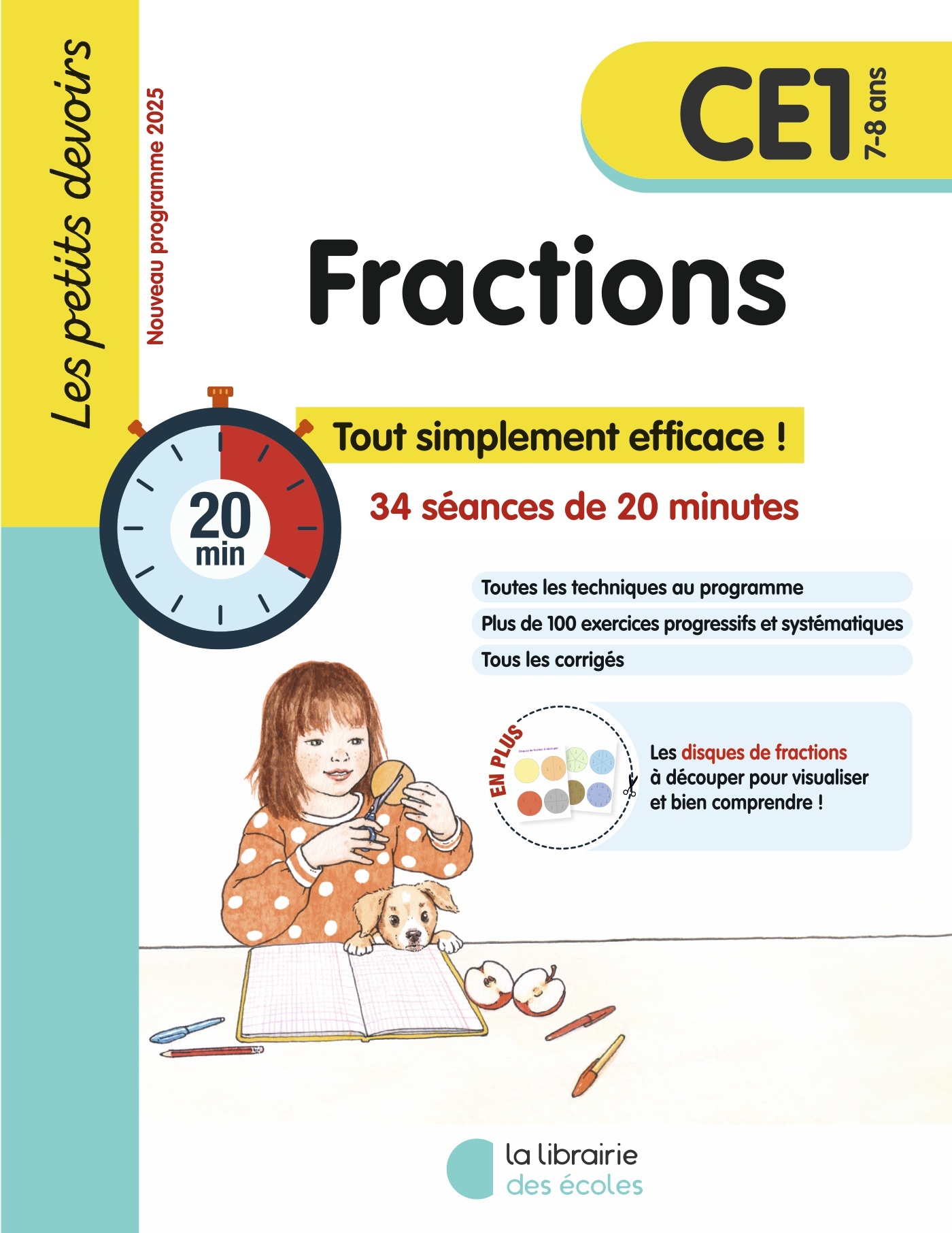 Mathématiques CE1 : Fractions – Les petits devoirs