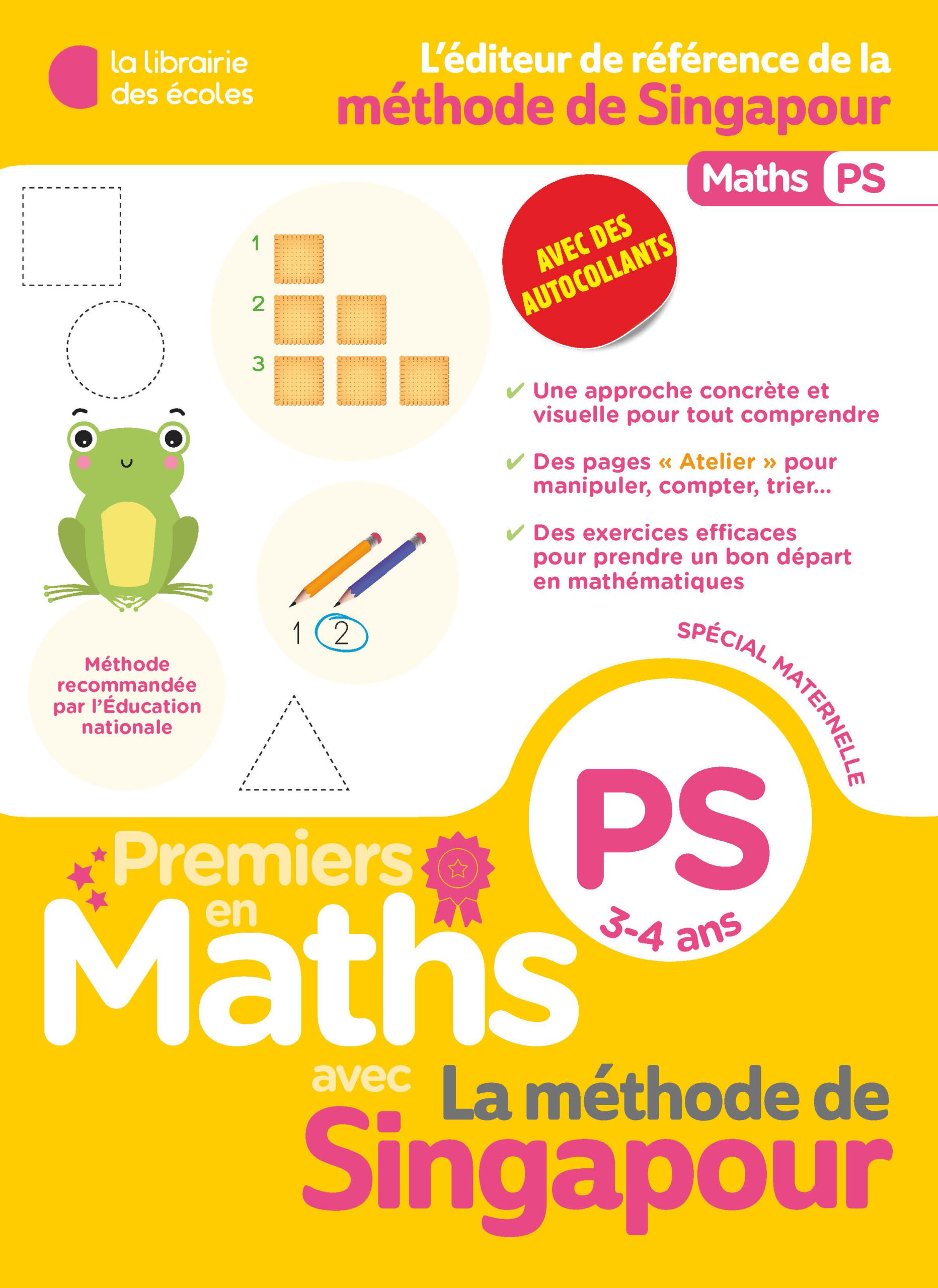 Premiers en maths PS – Méthode de Singapour